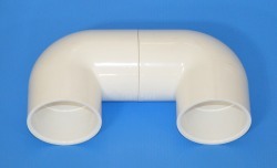 U-025 2.5” U bend **PRESSURE RATED** COO:CHINA - PVC-Fittings-U-Bends