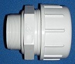 DURA SC36-020 2MPT x 2 Compression COO;USA - PVC-Compression-Adapters