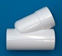 413-1820 3/4” Wye-22degree COO: USA (LIMITED TO STOCK ON HAND) - PVC-Fittings-Wyes-22degree