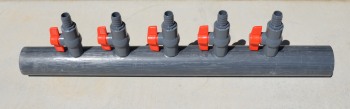 Fabricated Sch 80 Custom PVC Manifold