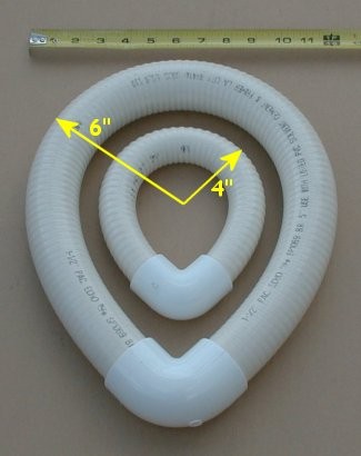 How flexible is flexible pvc pipe? How tight can it be bent?